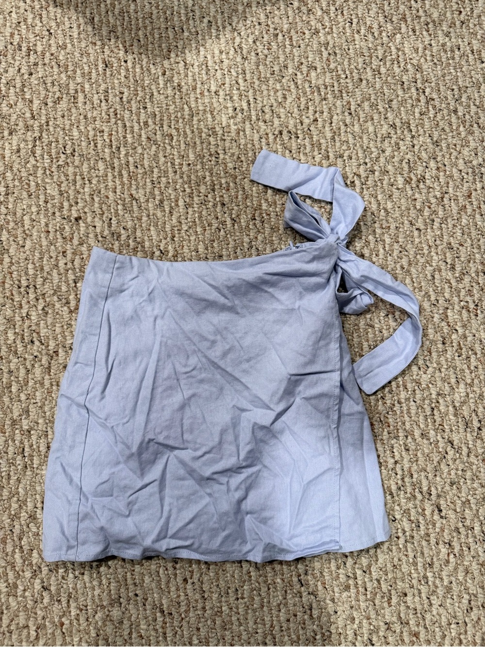 Forever 21 wrapped blue skort
